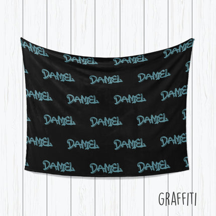 Personalized Kids Blanket: Plush Minky or Sherpa Fleece, Custom Name