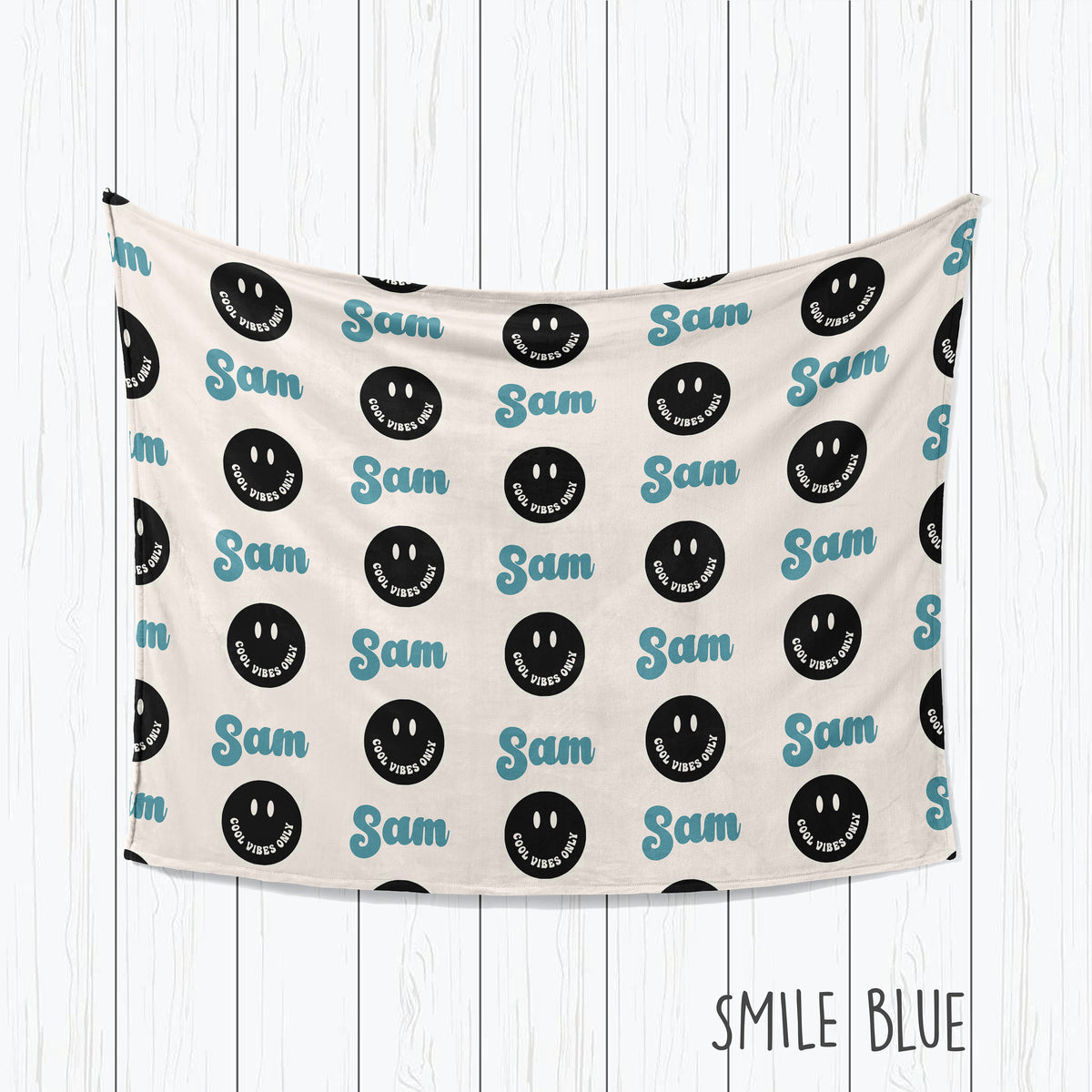 Personalized Kids Blanket: Plush Minky or Sherpa Fleece, Custom Name