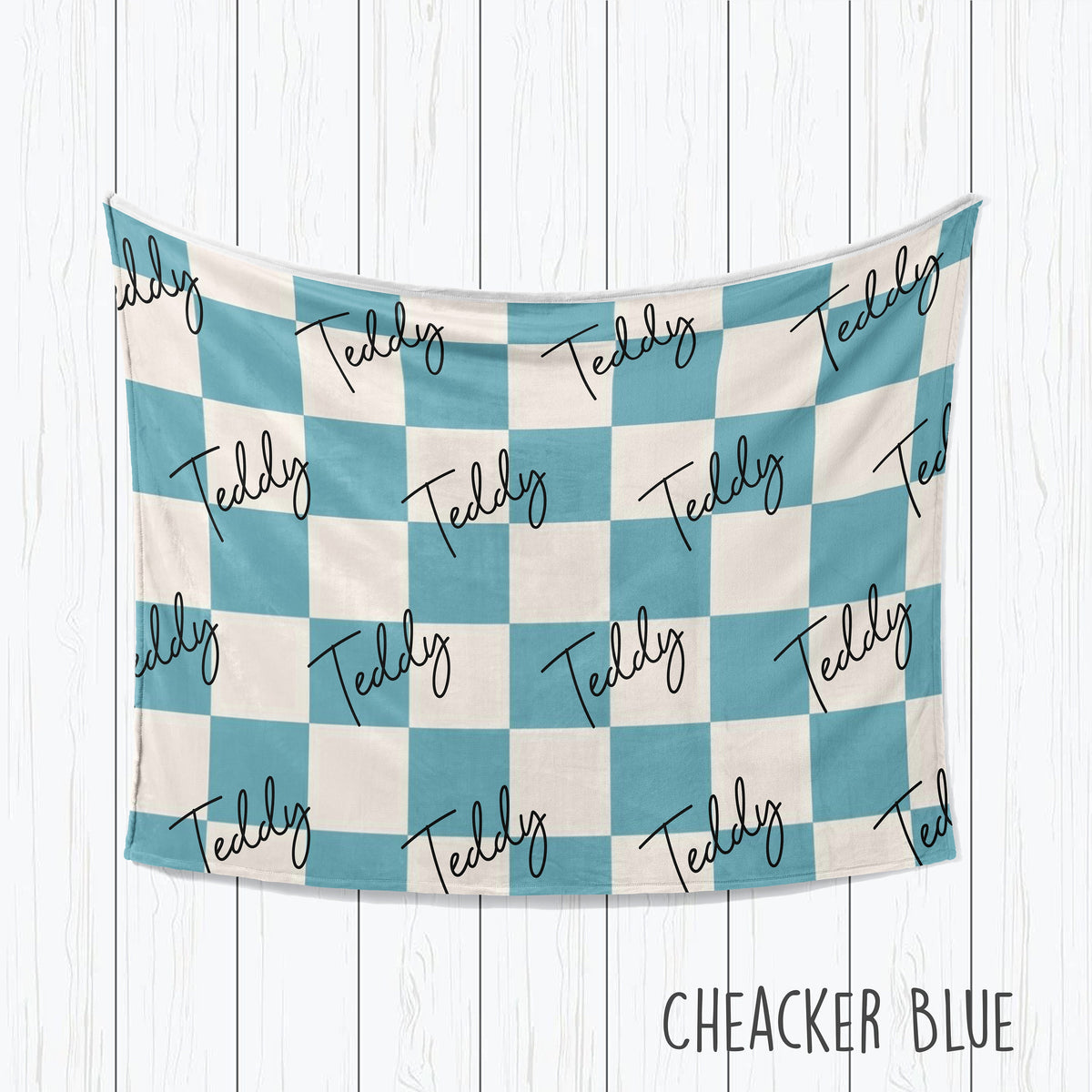 Personalized Kids Desigb Blanket, Lightning Design, Custom Name