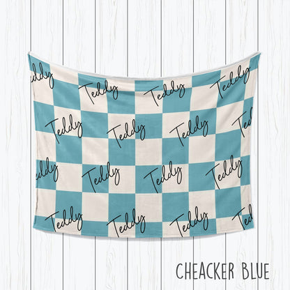 Personalized Kids Desigb Blanket, Lightning Design, Custom Name