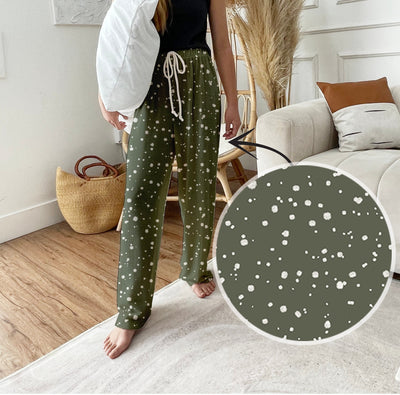 I LOVE YOU Pajama, Red and Green  Pajama pants winter Pajama Pants
