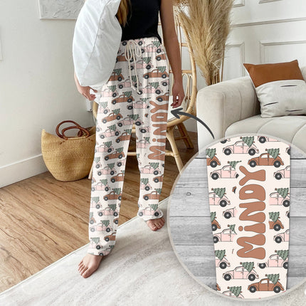 Personalized Christmas Pajama Pants: Groovy Custom Holiday Loungewear