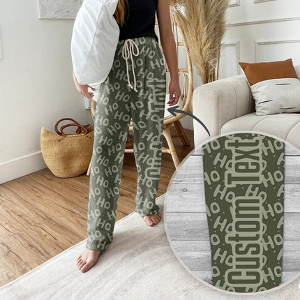 Personalized Plaid Pajama Pants: Groovy Christmas Family Pajamas