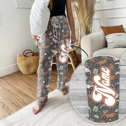 Personalized Christmas Pajama Pants: Groovy Custom Holiday Loungewear