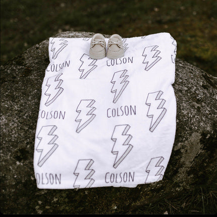 Personalized Kids Minky Blanket: Custom Name, Soft Fleece or Sherpa