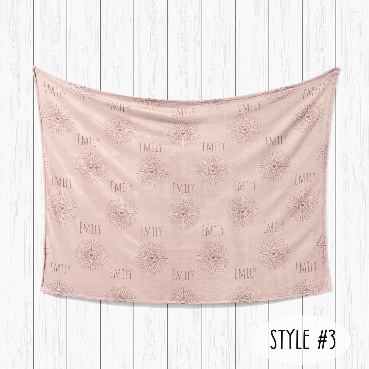 Personalized Kids Minky Blanket: Custom Name Fleece or Sherpa