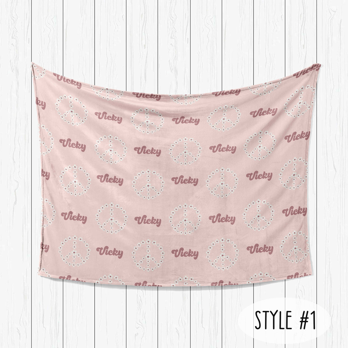Personalized Minky Blanket: Custom Name Fleece or Sherpa Blanket