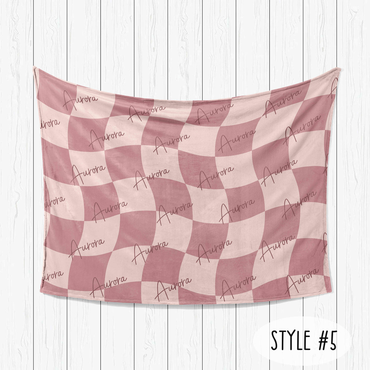 Personalized Minky Blanket: Custom Name Fleece or Sherpa Blanket