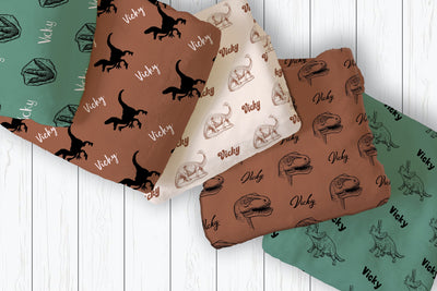 DINO Kids Design Personalize blanket, Minky or Sherpa custom blanket, Baby blanket, Kids Blanket, birthday gift idea