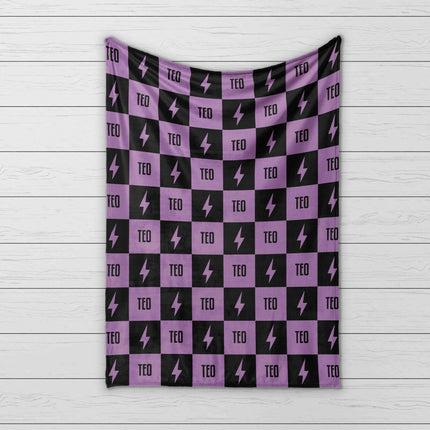 Personalized Kids Blanket: Plush Minky or Sherpa Fleece, Custom Design