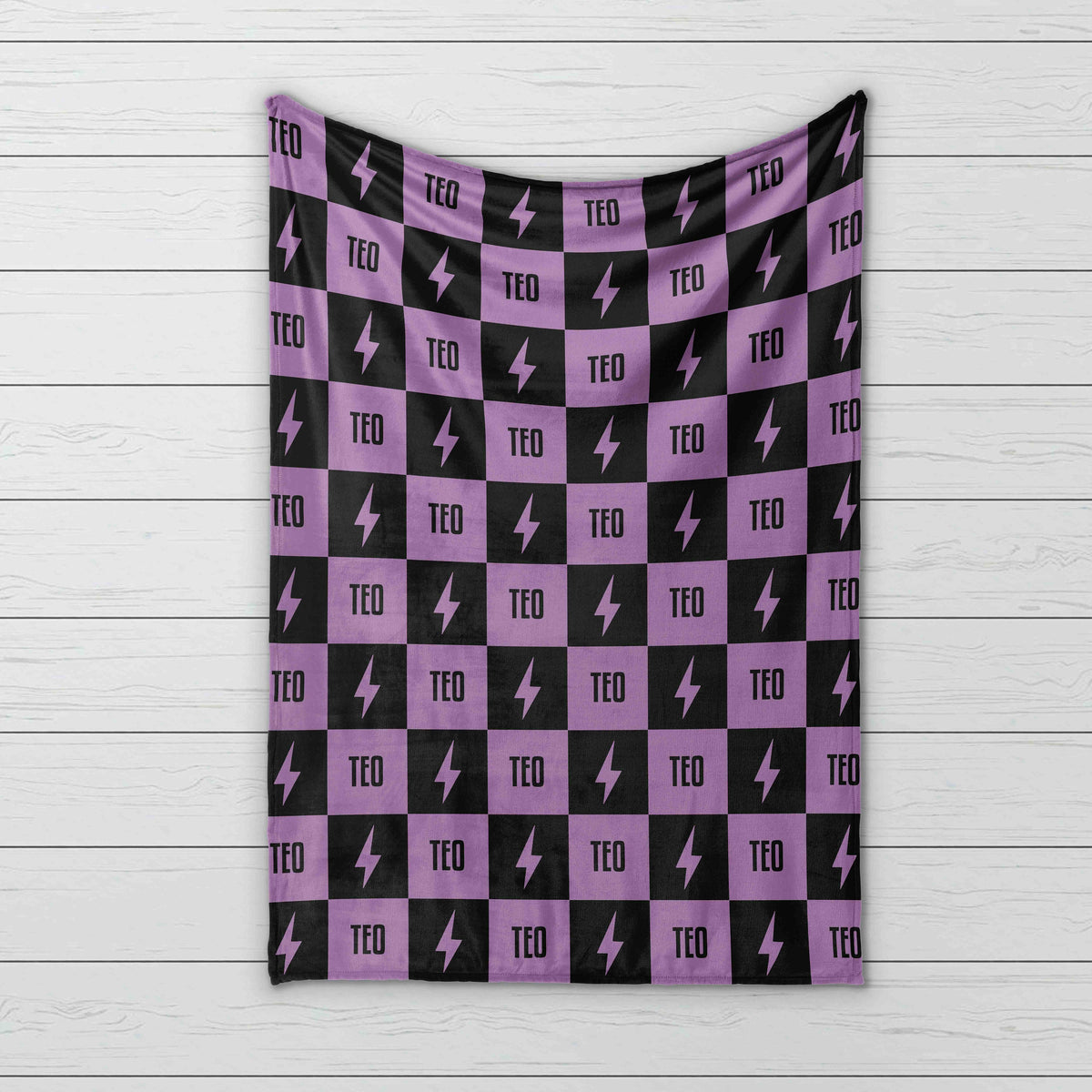 Personalized Kids Blanket: Plush Minky or Sherpa Fleece, Custom Design