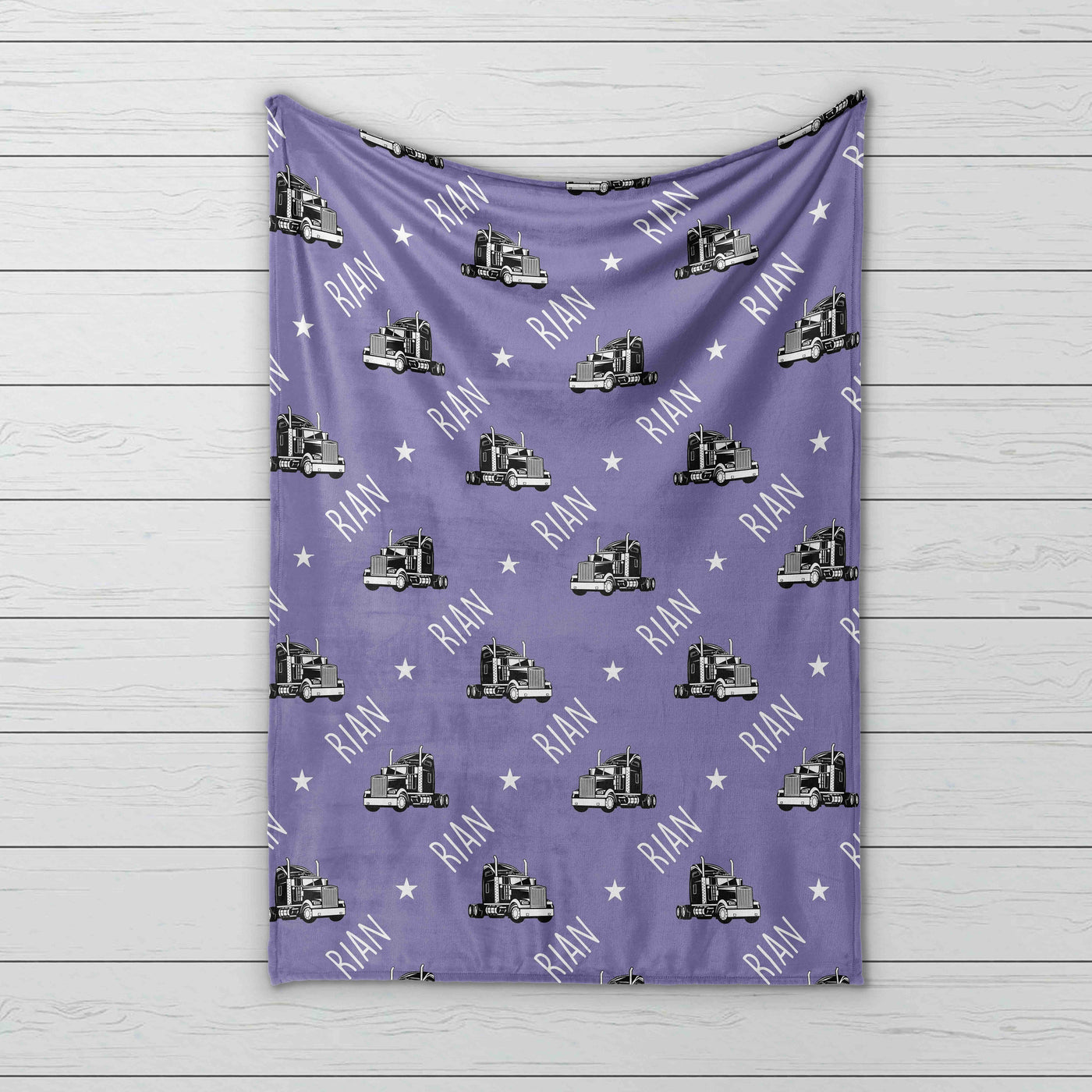 Vintage Truck Design Personalize blanket - CustomCooper