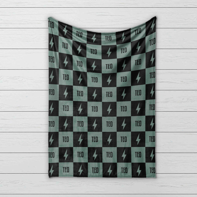 Personalized Kids Blanket: Plush Minky or Sherpa Fleece, Custom Design