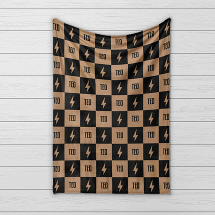 Personalized Kids Blanket: Plush Minky or Sherpa Fleece, Custom Design