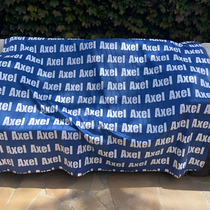 Personalized Name Minky Blanket, Plush Fleece Blanket