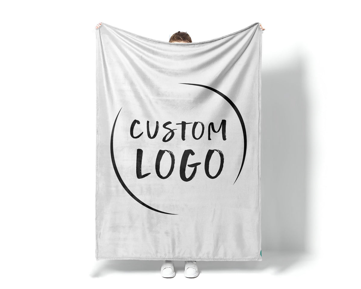 Custom Logo Blanket: Personalized Corporate Gift, Company Branding