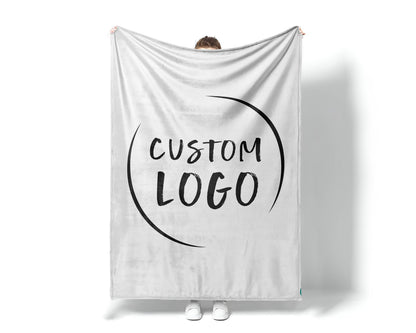 Custom Logo Blanket: Personalized Corporate Gift, Company Branding