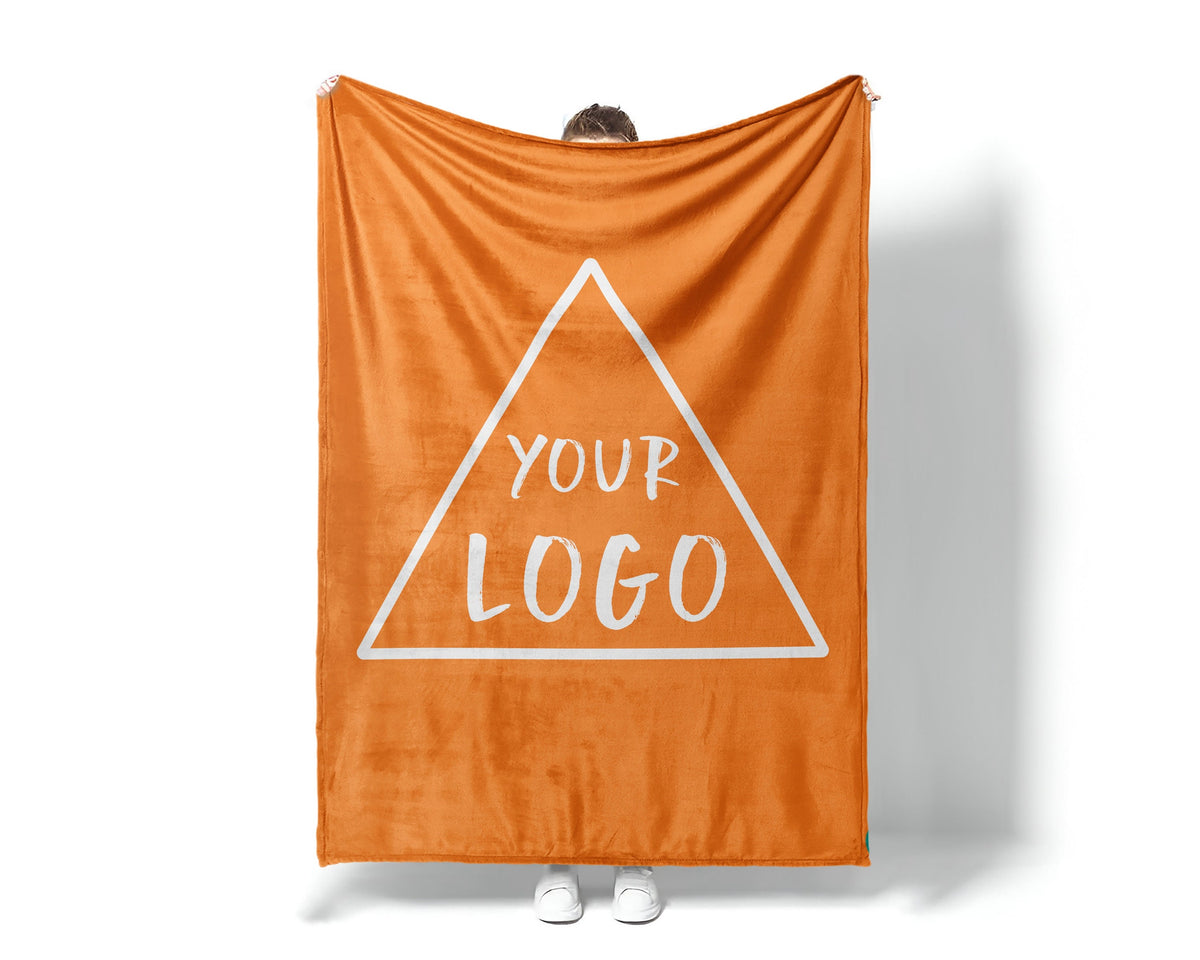 Custom Logo Blanket: Personalized Corporate Gift, Company Branding