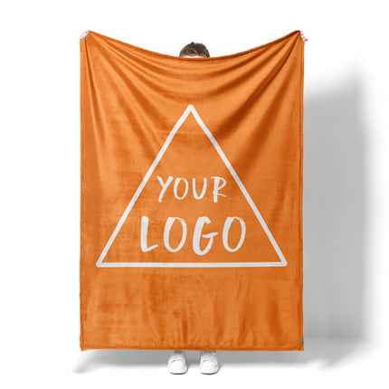 Custom Logo Blanket: Personalized Corporate Gift, Company Branding