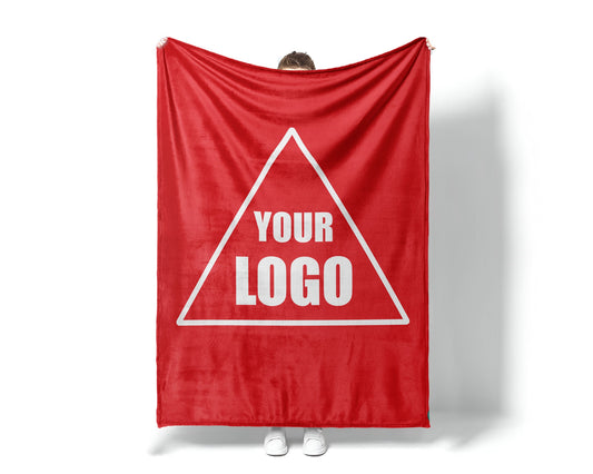Custom Logo Blanket: Personalized Corporate Gift, Company Branding