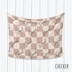 Minky 30x40 (S) inches / Checker