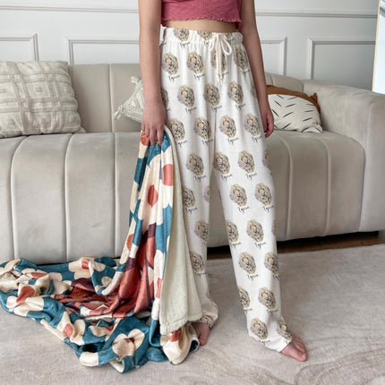 Custom Pet Portrait Pajama pants Using Pet Photo + Name - CustomCooper