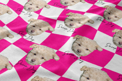 Custom Pet Design Golf Cart Seat Cover – Handmade Fabric