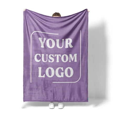 Custom Logo Blanket: Personalized Corporate Gift, Company Branding