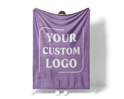 Custom Logo Blanket: Personalized Corporate Gift, Company Branding