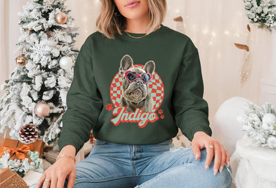 Custom Comfort Colors Dog T Shirt, Retro Dog Shirt - CustomCooper