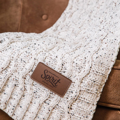 Cable Knit Throw Blanket, Christmas Hostess Gift Monogrammed Blanket with Custom Name, Corporate Gift New Home Gift for Mom