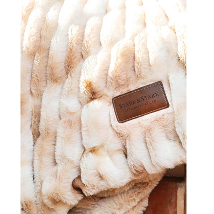 Personalized Cable Knit Sherpa Blanket: Monogrammed Fleece Throw
