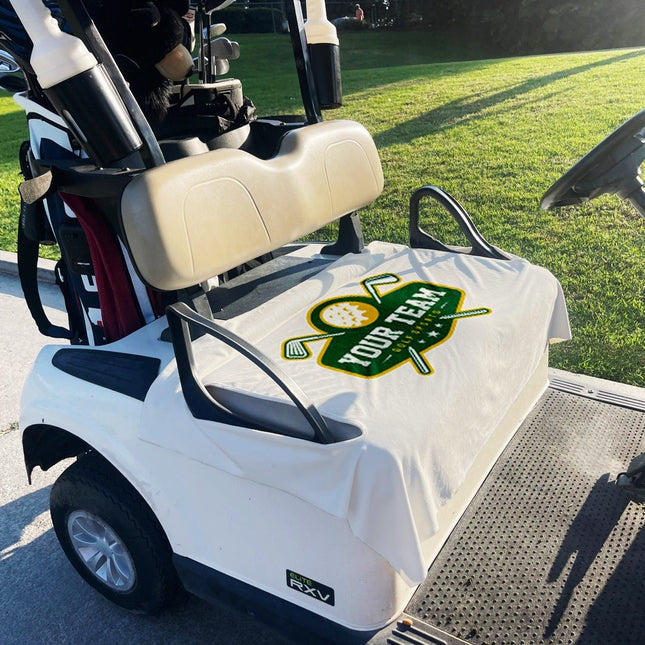 Custom Fabric Golf Cart Seat Cover: Handmade in USA