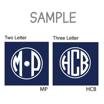Monogrammed Golf Cart Seat Cover: Fabric, Handmade USA