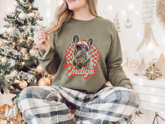 Custom Comfort Colors Dog T Shirt, Retro Dog Shirt - CustomCooper