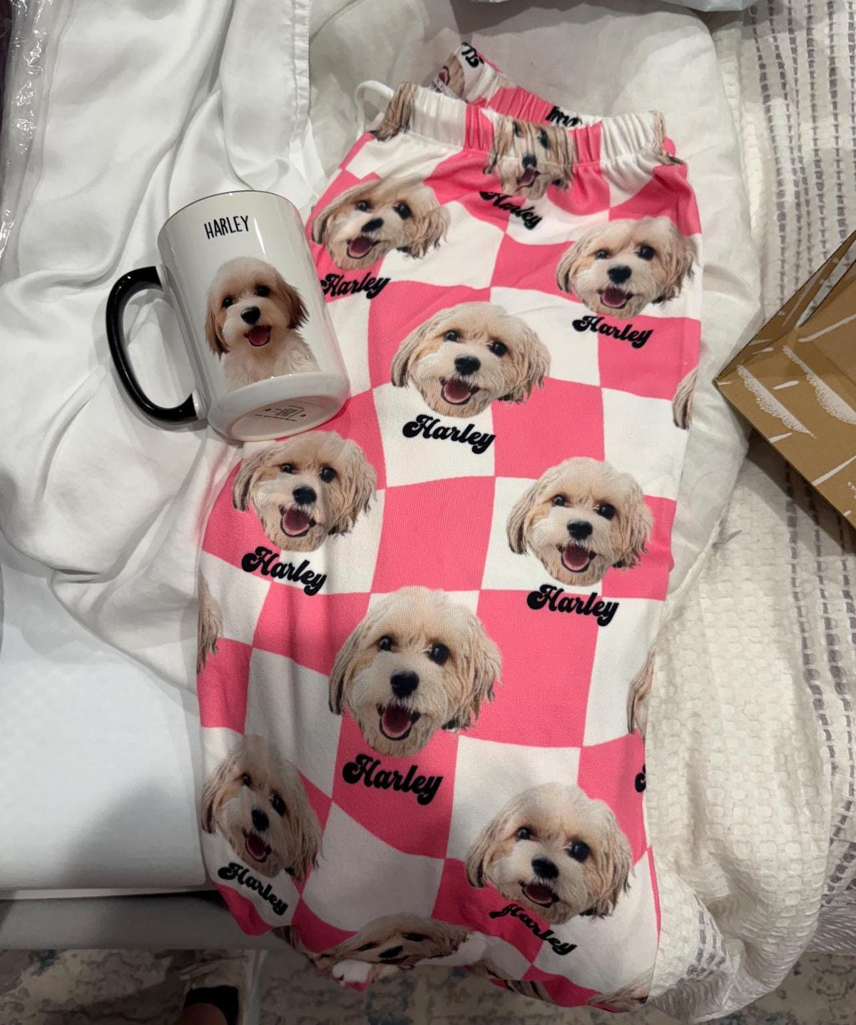 Custom Pet Photo Pajama Pants: Personalized Dog/Cat Gift