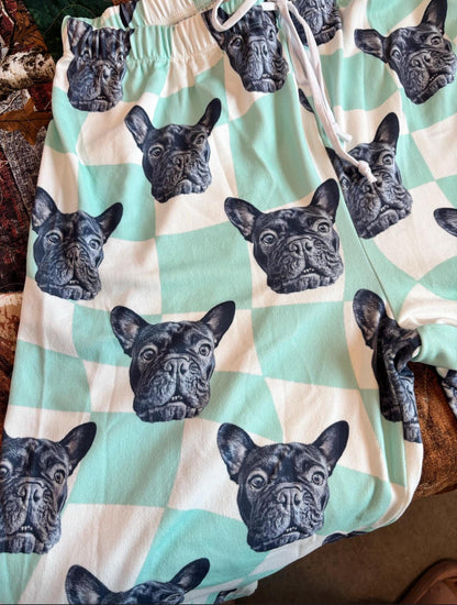 Custom Pet Photo Pajama Pants: Personalized Dog/Cat Gift