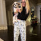Custom Pet Portrait Pajama pants Using Pet Photo + Name - CustomCooper