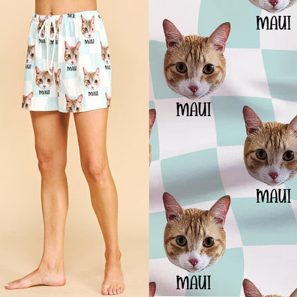 Personalized Pet Photo Pajama, Custom Dog & Cat Portrait PJs, Family Matching Loungewear
