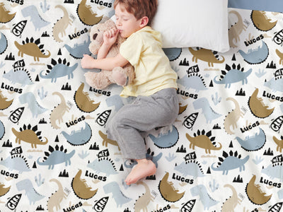 Personalized Kids Construction Blanket with Name, Soft Minky or Sherpa Baby Blanket, Cozy Custom Birthday Gift for Boys