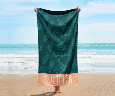 Bold Cool Style Personalized Beach Towel Personalized Name Bath Towel Custom Pool Towel Beach Towel With Name Outside Birthday Vacation Gift