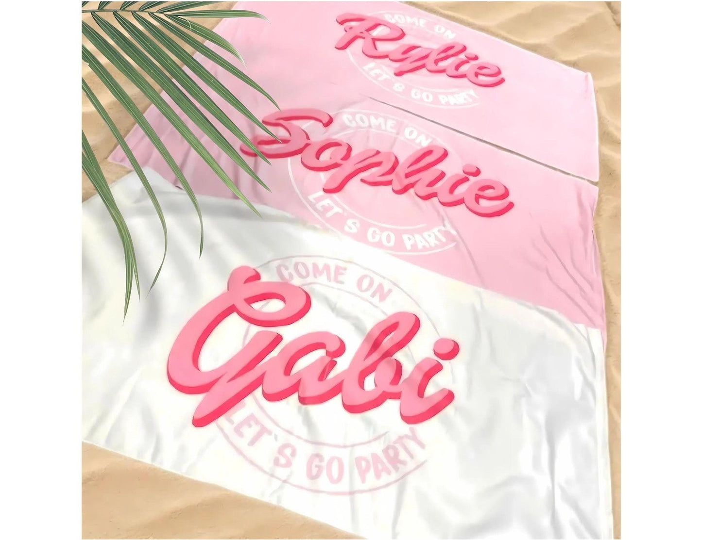 Personalized Beach Towel with Name Custom Design - Adult and Kids Bath Towel, Pool Towel Gift for Anniversaries, Birthdays & Vacations