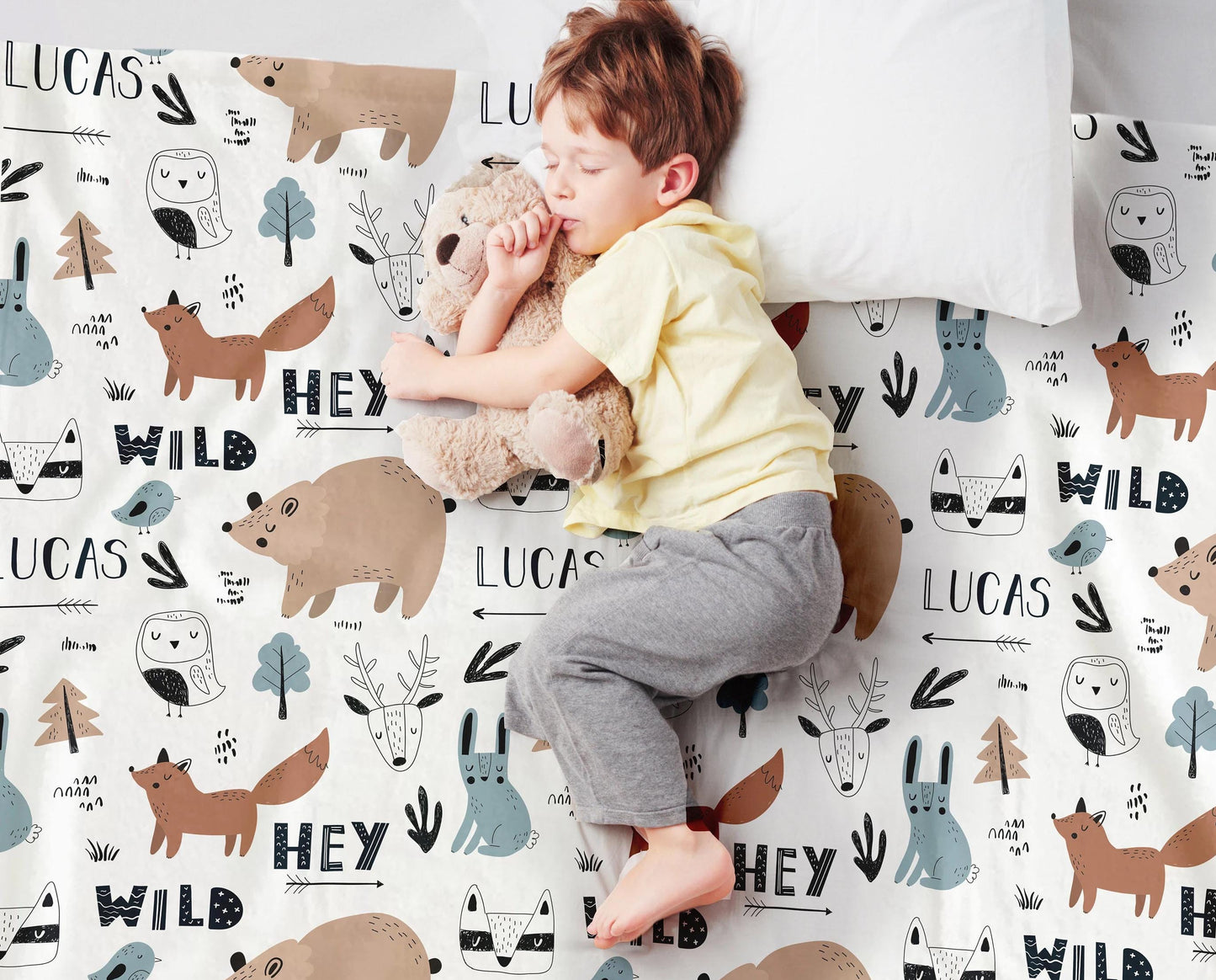 Kids girl Blanket Personalized Minky or Sherpa Baby Blanket Boy, Custom Kids Blanket Birthday Gift Idea