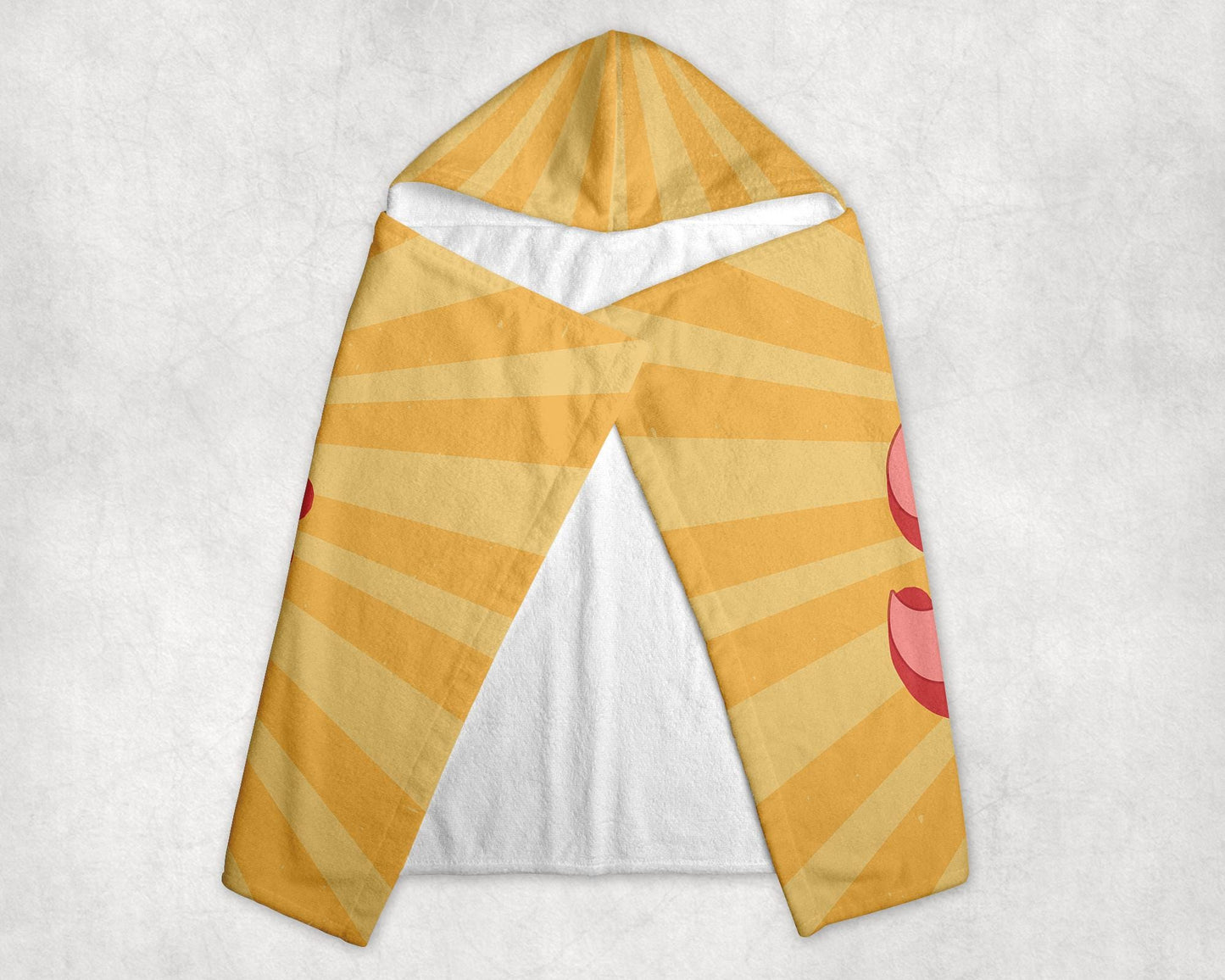 Personalized Kids Hoodie Towel Retro Style Custom Name Bath & Beach Towel Soft Cozy Gift for Kids