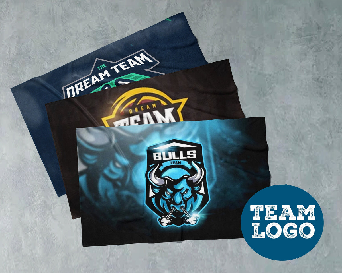Customized Team Logo Towel: Personalized Cotton Gym Towel