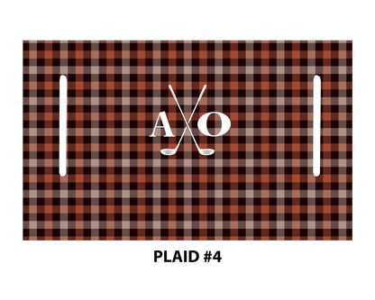 Monogram Personalization Name  Design Premium Cloth Golf Cart Seat Cover