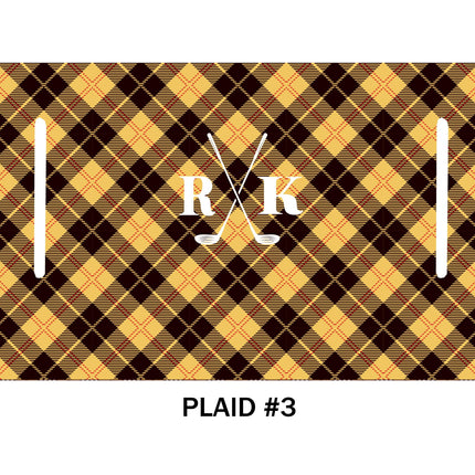 Monogram Personalization Name  Design Premium Cloth Golf Cart Seat Cover