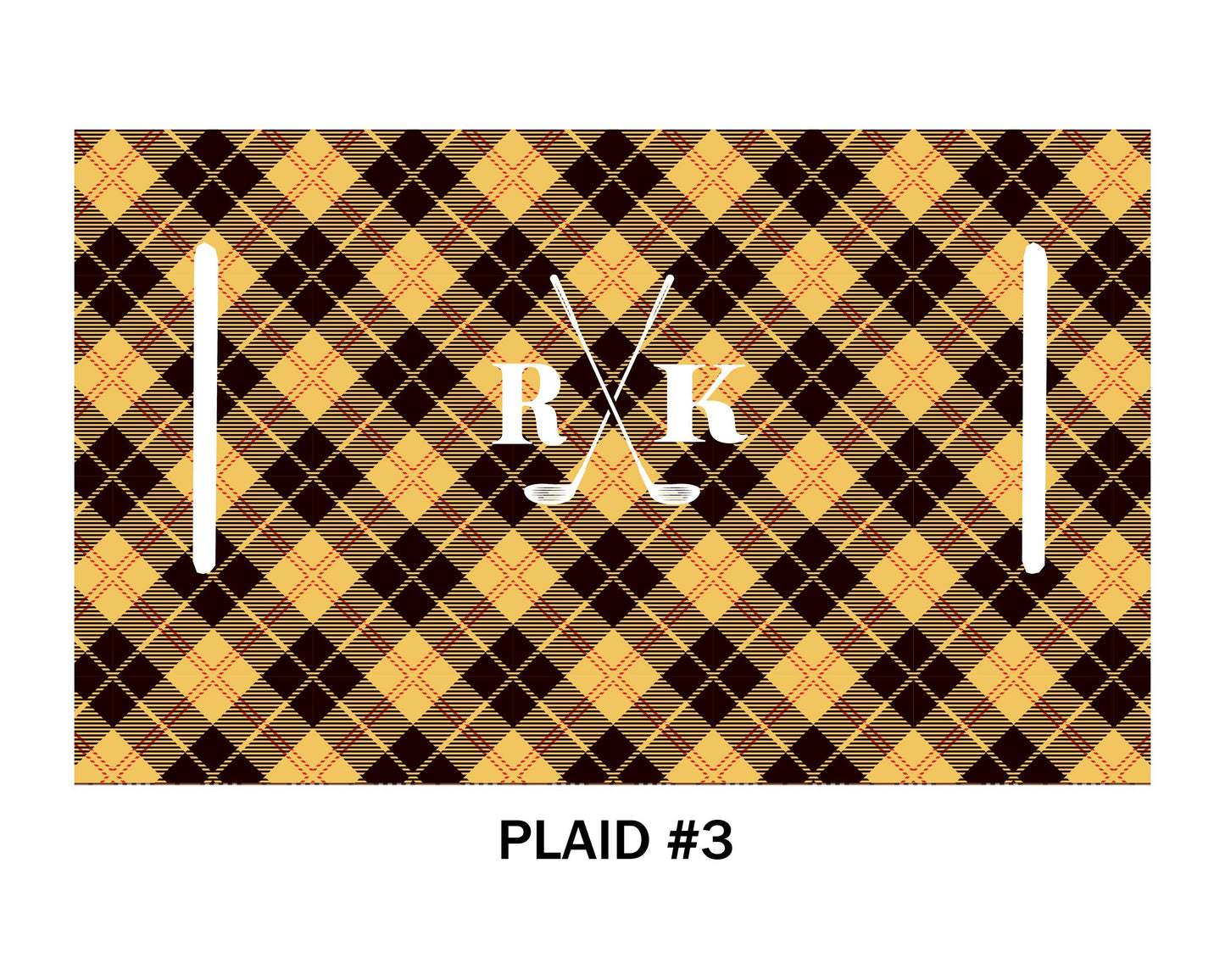 Monogram Personalization Name  Design Premium Cloth Golf Cart Seat Cover