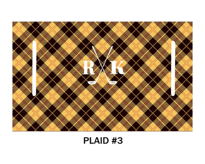 Monogram Personalization Name  Design Premium Cloth Golf Cart Seat Cover