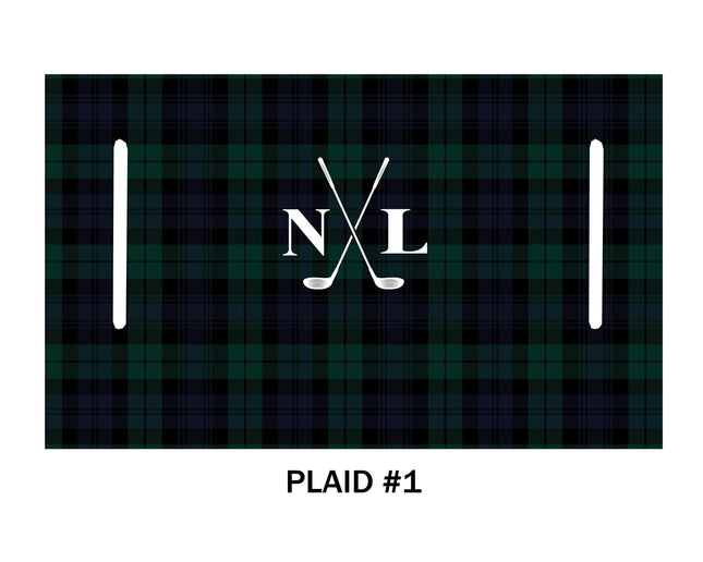 Monogram Personalization Name  Design Premium Cloth Golf Cart Seat Cover